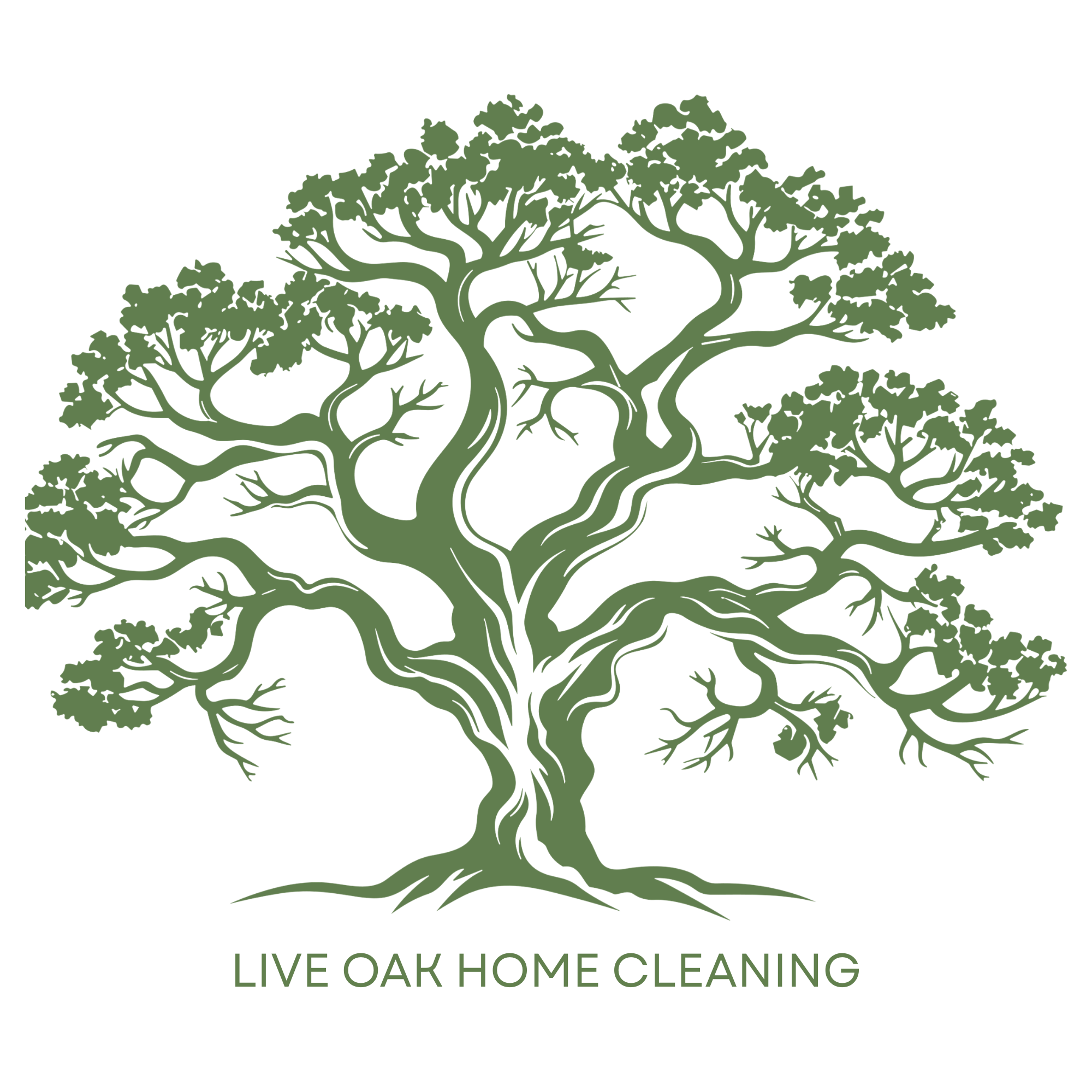 Live Oak Home Cleaning Logo